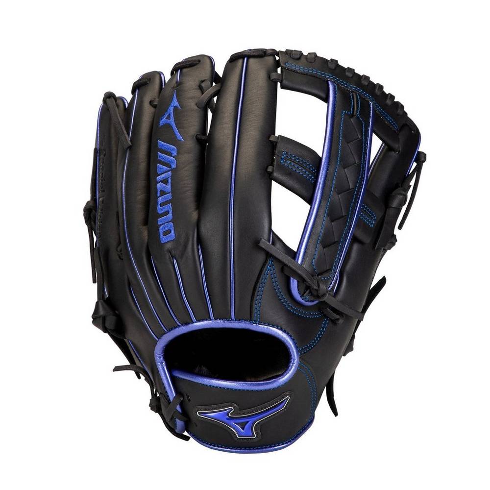 Mizuno Men's MVP Prime SE Slowpitch Softball Glove 12.5" Black/Royal (312826-SJA)